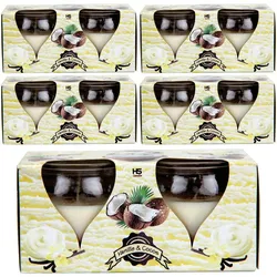 HS Candle Duftkerzen Creation 10er Pack Vanille-Cocos