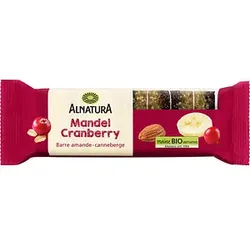 ALNATURA Bio Fruchtriegel Mandel Cranberry 75,0 g