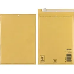 HERLITZ 793505 Luftpolstertasche C 17x22 cm haftklebend braun FSC Mix 10er Packung