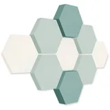 platino24 Akustikpaneel Edition LOFT bunt 9 St. Ø 30 cm