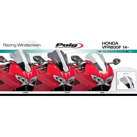 PUIG Racingscheibe für Honda VFR800F 2014-2020 Dunkel Rauch