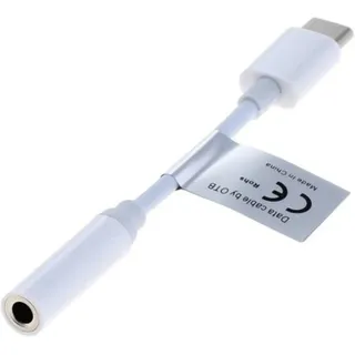 OTB Audio Adapter USB-C Stecker - Klinkenbuchse weiß