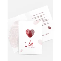 Hochzeitskarten Einladungen selbst gestalten mit Spruch und Fotos im Onlinedesigner bei Meine-Kartenmanufaktur.de
