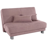 INOSIGN Schlafsofa Gina, mit einem Handgriff vom Sofa zum Bett rosa 120 cm x 86 cm x 195 cm