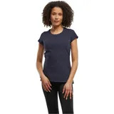 Build Your Brand - Damen Basic T-Shirt - Größe XS - 5XL - Navy / 4XL