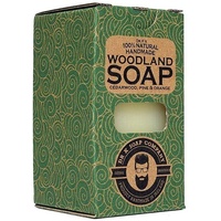 Dr K Soap Company Woodland Body Soap XL 225g - milde Kernseife mit einem frischen, holzig-herben Duft nach Zedernholz, Kiefer und Orange