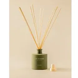 Cosmic Essentials Mikado Raumduft WJC292A0110418 mit Sticks, 60 x 60 x 70 mm, olive