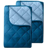 Wometo Sommerbett, Blau, 135x200 cm, OEKO-TEX®, Schlaftextilien, Bettdecken