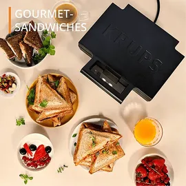 Krups Iconic Sandwichmaker Schwarz