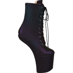 Pony High Heel Stiefelette, lila, 36-42