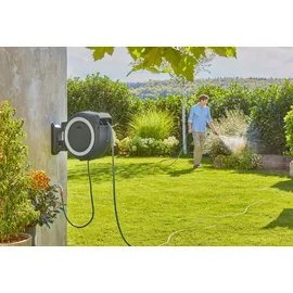 Gardena PowerRoll Akku-Schlauchbox XXL weiß inkl. Akku + Ladegerät 18647-20
