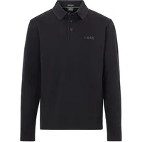 BOSS GREEN Poloshirt »Plisy Mirror«, mit Polokragen BOSS GREEN Black001