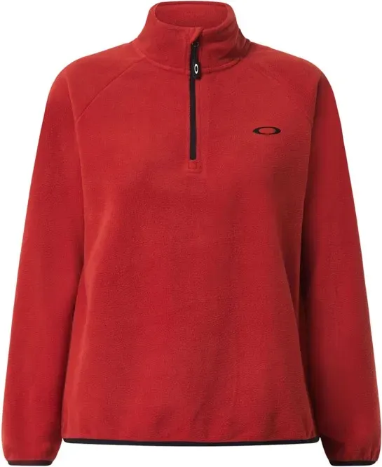 OAKLEY WOMENS RIDGE LTD 1/2 ZIP Fleece 2026 flame red - M
