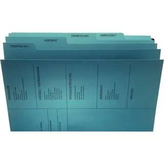 Pagna Personalhefter 44105-02 A4 34x24,5x0,8cm Karton Blau