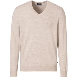 Olymp V-Ausschnitt-Pullover beige M
