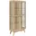 Actona Vitrine Marte 94 x 40 x 192 cm Beige/Weiß