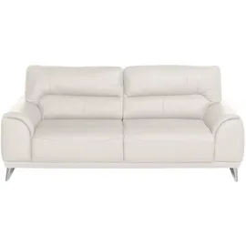 Mivano Mid.you 3-Sitzer-Sofa, Weiß, Metall, 210x92x96 cm, Made in EU, Wohnzimmer, Sofas / Couches, Sofas, 3-Sitzer Sofas