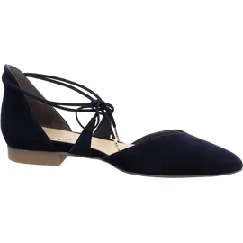 Paul Green Damen, SUPER Soft Ballerina, Frauen Riemchenballerinas,Abendschuhe,Slip-ons,Riemchen,knöchelriemchen,Ballerinen,(BLAU),39 EU / 6 UK