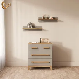 livinity® Mailo 80 x 88 cm Grau