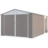 Habitat et Jardin - Metallgarage 'nevada' Mit Flügeltür - 15,36 M2