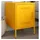 vidaXL Nachttisch Senfgelb 36x39x50,5 cm Stahl