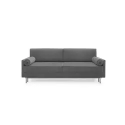 Einzelsofa mit Schlaffunktion Kadaver , schwarz , Maße (cm): B: 212 H: 87
