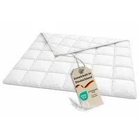 Bodyprotect Daunendecke 135x200 cm Übergangsdecke, Ganzjahresbettdecke aus 70% Daunen & 30% Federn, Oeko-TEX Bettdecke, Ganzjahresdecke 135 x 200 cm mit Bezug aus Reiner Baumwolle