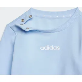 adidas I LIN FL JOG Trainingsanzug Blau 98