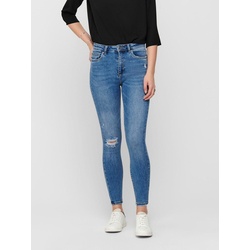 High-waist-Jeans »ONLMILA«, Gr. 29 - Länge 32, medium-blue-denim, , 49152225-29 Länge 32