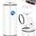 Kesser Automatik Sensor Mülleimer 40 l Silber