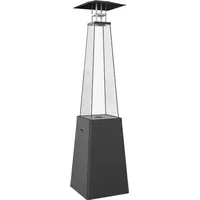 Kratki Gasheizstrahler Umbrella BS Stahl schwarz 12kW Set