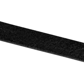 VELCRO® E00110033011425 Klettband zum Aufkleben Flauschteil (L x B) 25000 mm x 100 mm Schwarz 25 m