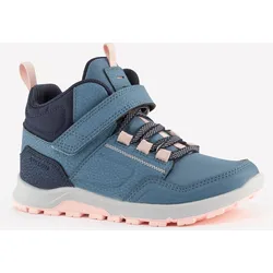 Wanderschuhe Kinder Grösse 28–34 halbhoch Klettverschluss - NH500 blau 33