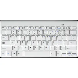Gembird Slimline Blutetooth Tastatur DE weiß (KB-BT-001-W-DE)
