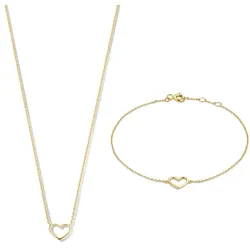 Isabel Bernard Geschenkset Isabel Bernard Cadeau d'Isabel - 585 gold Schmuck-Set   Damen 