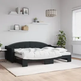 vidaXL Tagesbett 80 x 200 cm Schwarz