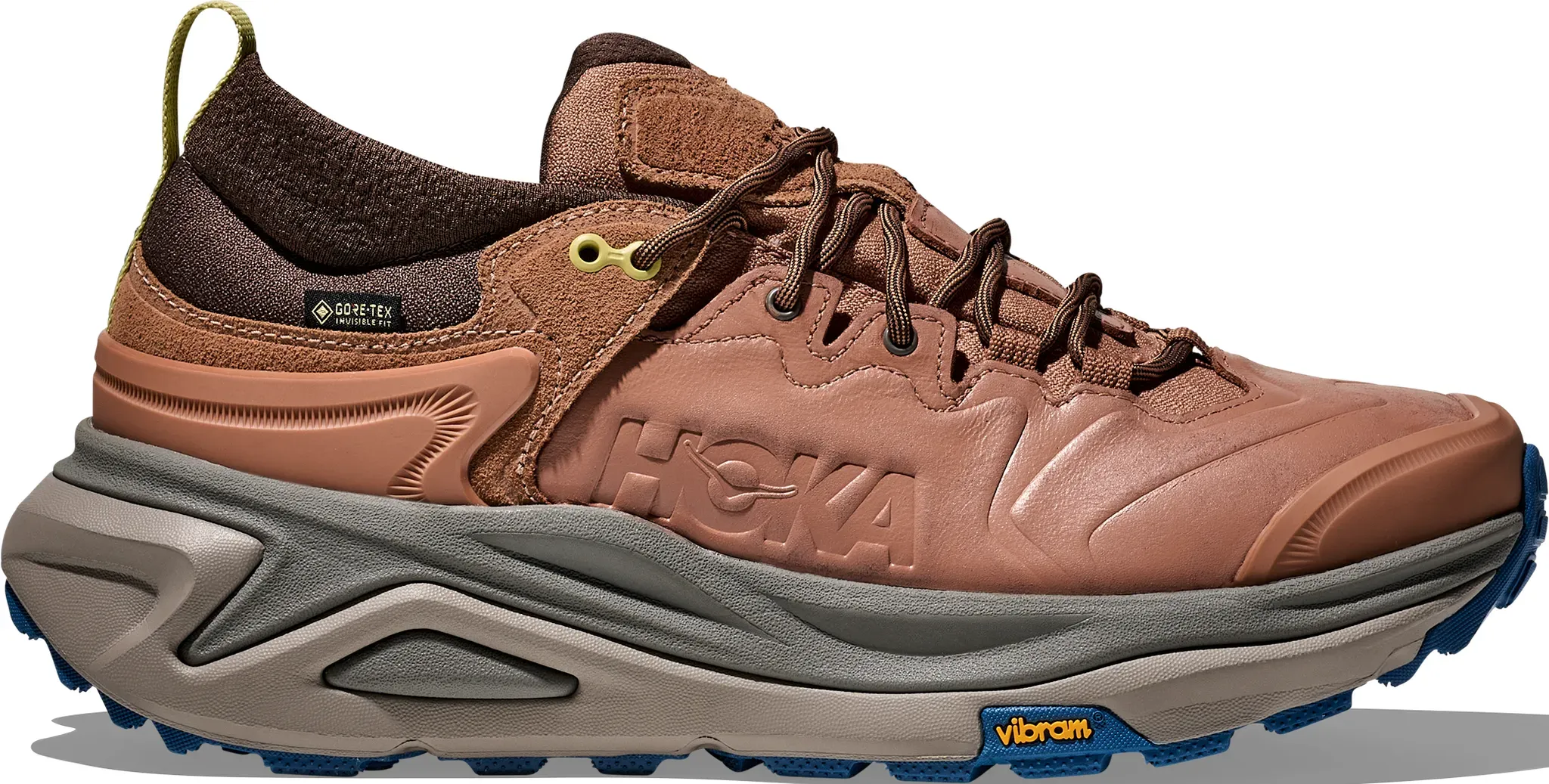 Hoka Herren Kaha 3 Low GTX Wanderschuh - 43 1/3 - MAPLE / GRAVEL