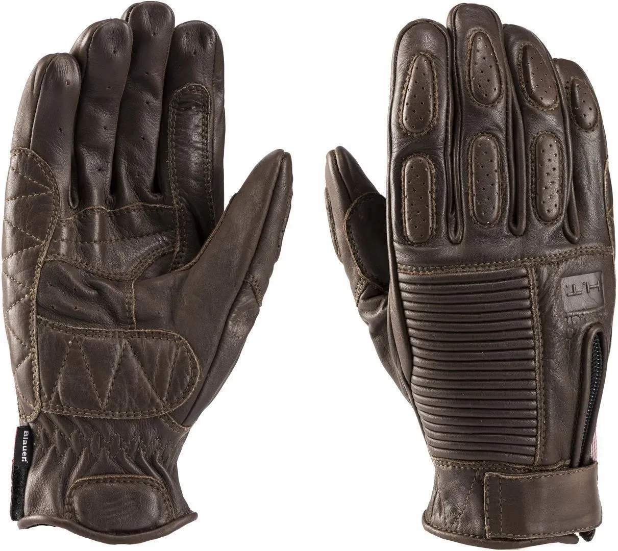 Blauer Banner Motorradhandschuhe, braun, Größe 2XL für Männer