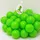 LittleTom 50 Bälle für Bällebad 5,5cm Babybälle Plastikbälle Baby Spielbälle Grün