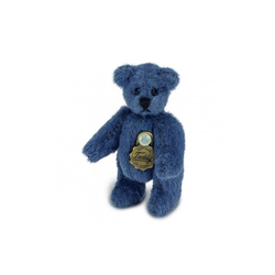 Teddy Hermann® Dekofigur Teddybär Miniatur blau 4 cm