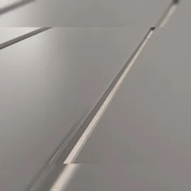 Mendler HWC-N40 Bistrotisch 140 x 80 x 72 cm hellgrau