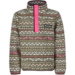 Columbia HelvetiaTM Ii Printed Snap Fleece Mit Halbem Reißverschluss - Pink Ice - 14-16 Jahre