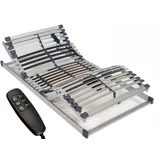 Lattenrost mit Motor HANSA Plus EL, HANSA-HOLZ-KONTOR, mit 30 hochelastischen Federleisten in Schutzummantelung 90 cm x 200 cm x 10 cm