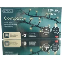 Kaemingk Lumineo LED Lichterkette Compact 500 cm 220 Lichter warmweiß