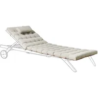 Beliani Liegenauflage CESANA PREMIUM Taupe