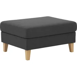 Atlantic Home Collection Hocker Mailo 88 x 45 x 69 cm Grau