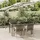 vidaXL Garten-Essgruppe 5-tlg. Grau