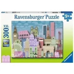 RAVENSBURGER 13355 Kinderpuzzle Buntes Europa 300 Teile