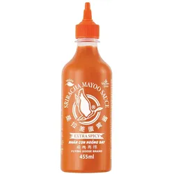 FLYING GOOSE Chilisauce, Sriracha, Mayo Sauce, extra scharf 1x 455ml