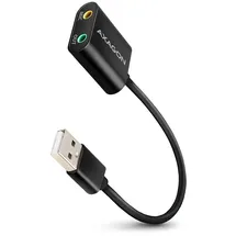 AXAGON ADA-12 USB 2.0, Stereo Audio Mini-Adapter, 15 cm Kabellänge